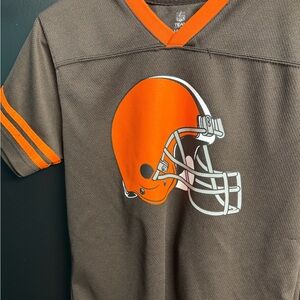 Team Apparel Brown and Orange Cleveland Browns Youth Jersey